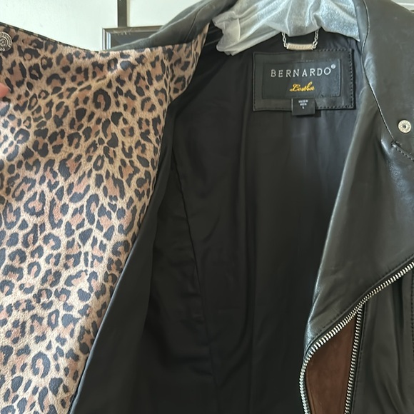 NWOT Bernardo Leather Jacket - Picture 7 of 13
